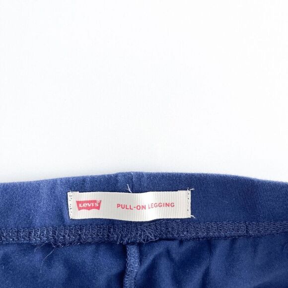 Levi's Kids Girls Logo Side Stripe Stretch Pull-On Legging Blue Size 12-13 - Picture 3 of 10